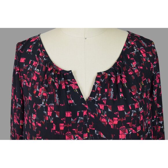 THAKOON BRITISH ROYAL GUARDS PRINTED LONG SLEEVE BLOUSE - Picture 3 of 8